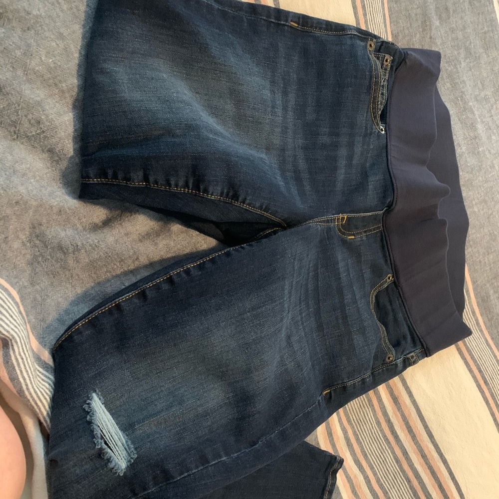 Maternity skinny jeans 29R Gap